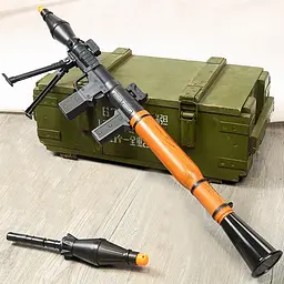 Дитячий Гранатомет зі Снарядами РПГ-7 Іграшка Базука - мініатюра 6