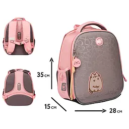 Рюкзак шкільний каркасний Yes Pusheen Fatty H-100 - мініатюра 2
