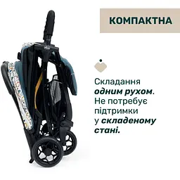 Прогулянкова коляска Chicco Glee Блакитна (87068.78) - мініатюра 7