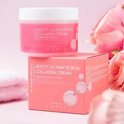 Зволожуючий крем для обличчя Jigott Ultimate Real Collagen Cream, з колагеном, 150 мл - мініатюра 5