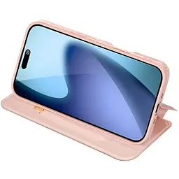 Чохол-книжка Dux Ducis з кишенею для візиток для Apple iPhone 17 Pro (6.3) Rose Gold - мініатюра 2
