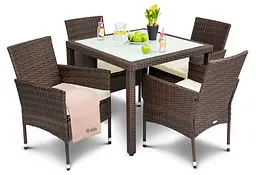Садові меблі Di Volio VERONA 4+1 коричнева - мініатюра 6