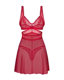 Комплект Obsessive Cupide Desir 2XL/3XL червоний - мініатюра 3