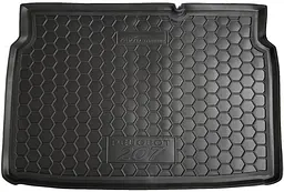Автомобільний килимок в багажник Peugeot 207 2006- / Гумовий (Avto-Gumm)