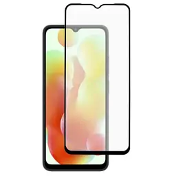 Скло захисне Dengos Full Glue Xiaomi Redmi 12C (black) (TGFG-273) - мініатюра 2