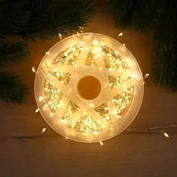 Світлодіодна гірлянда Xmas «Краплі» 30 метрів 900 LED, колір світла Теплий білий, 220В, з пультом ДК - мініатюра 3