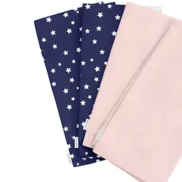 Серветки Cosas Dark Blue Starfall & Sakura 35х35 см 4 шт. (Set-4Serv_StarfallBlue_RfRose_35)