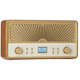 Акустична ретро стереосистема Auna Glastonbury Go Digital Radio Stereo Battery (10041151)