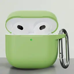 Чохол для навушників Silicone Case для AirPods 4 Matcha Green [122747] - мініатюра 3