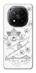 TPU чохол Demsky Kyiv spirit для Xiaomi Redmi Note 14 Pro+ 5G
