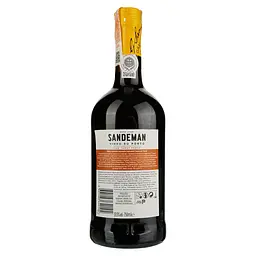 Вино Sandeman Fine Tawny Porto Sogrape Vinhos, червоне, солодке, 19,5%, 0,75 л (2791) - мініатюра 2