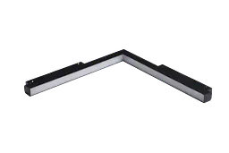 Магнітний світильник AZzardo AZ4619 Saga Track Magnetic Corner b 24w Milky120 4000k Bk