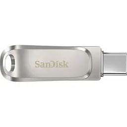 USB флеш накопичувач SanDisk 1TB Ultra Dual Luxe Silver USB 3.2/Type-C (SDDDC4-1T00-G46) - мініатюра 2