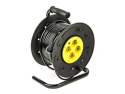 Подовжувач з котушкою PowerPlant JY-2000/40 4 розетки (PPRA08M400S4)