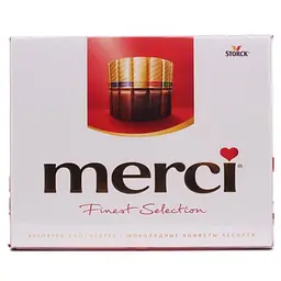 Цукерки Merci Finest Selection Асорті 250 г