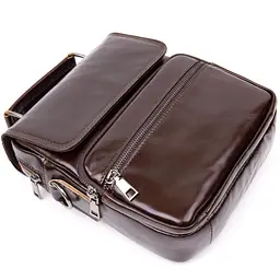 Чоловіча шкіряна сумка Vintage 19,5х21,5х5,5 см sum0013941 - мініатюра 3