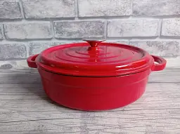 Сотейник чавунний O.M.S. Collection 3365-28 4 л Red - мініатюра 2