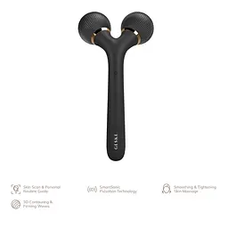 Електронний звуковий ролик для обличчя та тіла GESKE Sonic Facial & Body Roller 4 в 1 сірий - мініатюра 4