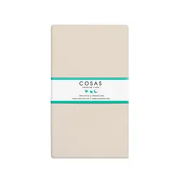 Набір простирадло полуторне Cosas Beige/White Dots 155х240 см (SetSheet_Beige_DropGWhite_155х240) - мініатюра 2