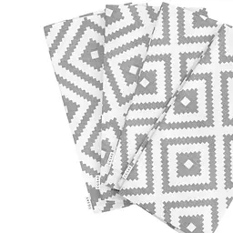Серветки Cosas Ornament 30х30 см 4 шт. (Set-4Serviette_OrnamentGrey_30) - мініатюра 2