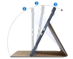 Чохол Kaku Slim Stand для планшета Samsung Galaxy Tab S6 10.5" 2019 ( SM-T860 / SM-T865 ) Black - мініатюра 5