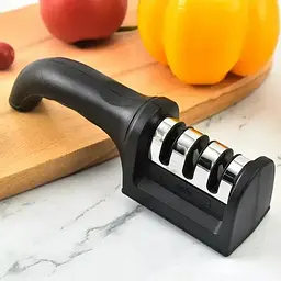 Механічна точилка для всіх видів ножів, Kitchen Master Чорний 84032 - мініатюра 1