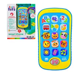 Дитячий розвиваючий телефон Limo Toy Перші знання Kids Hits Smart Phone, Яскрава ферма укр., KH03/003 - мініатюра 2