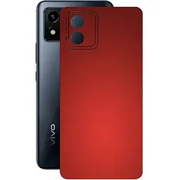 Захисна плівка StatusSKIN для Vivo Y01 Корпус Вініл червона матова