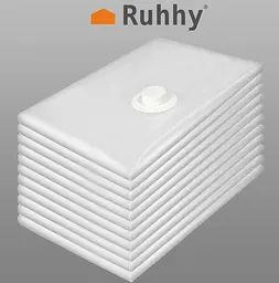 Набір вакуумних пакетів Ruhhy 21946(10 шт., 50х70 см) із насосом. - мініатюра 3