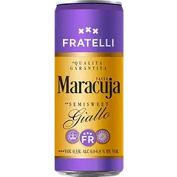 Набір напоїв винних Fratelli Moscato слабоалкогольних газованих: Bianco напівсолодкий білий + Bongo білий напівсолодкий + Maracuja Giallo білий напівсолодкий + Rosso червоний напівсолодкий + Fragolino Bianco білий напівсолодкий 3.3 л (10 шт. х 0.33 л) - мініатюра 5