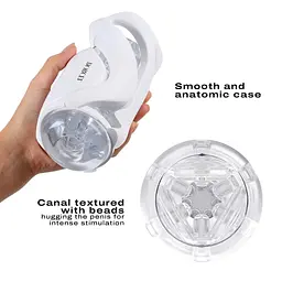 Мастурбатор Dorcel Deep Blow White, подвійне використання - мініатюра 2