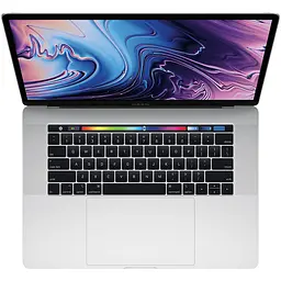 MacBook Pro 15" з Touch Bar, 16 ГБ, 256 ГБ, Intel Core i7, Сріблястий (Grade C) Seller Refurbished - мініатюра 1