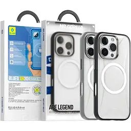 Чохол Blueo Ape Legend Anti-Drop Case with MagSafe для Apple iPhone 16 Pro Max Black [115111] - мініатюра 3