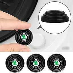 Накладка Skoda Green Звукоізоляційна Амортизуюча для Багажника та Дверей Автомобіля 4 шт