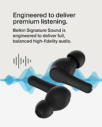 Навушники TWS Belkin Soundform Rhythm True Wireless чорний (AUC012BTBK) - мініатюра 6