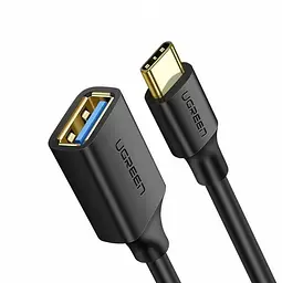 Перехідник конвертер UGREEN US154 USB-C Male — USB 3.0 A Female (30701)