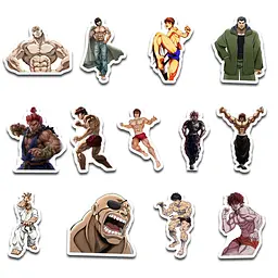 Стікерпак GeekLand Baki the Grappler 45 штук (SP BG 01) - мініатюра 4