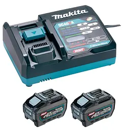 Набір акумуляторів BL4050F (2 шт) та зарядний пристрій для продукції Makita XGT (1911V6-0) - мініатюра 2