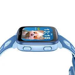 Смарт годинник-телефон дитячі Wonlex CT23 з відеодзвінком WI-FI GPS SIM-карта Blue (18354) - мініатюра 2