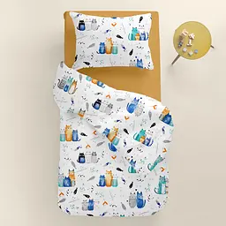 Дитяча постільна білизна в ліжечко HAPPY CATS CS3 COSAS (4822052452660) - мініатюра 2