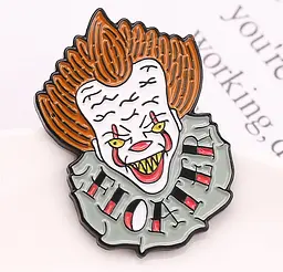 Значок Клоун Оно Пенівайз IT Pennywise Clown PN 23.06 - мініатюра 2
