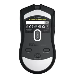 Миша бездротова Hator Pulsar 3, Black, Bluetooth / USB 2.4 GHz / USB, оптична (сенсор PixArt PMW 3311), 12000 dpi, 35G, RGB підсвічування, перемикачі HATOR Optical 100M / Kailh 3M, акумулятор 600 mAh (HTM630) - мініатюра 6
