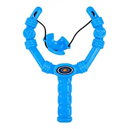 Дитяча рогатка XG88-23Blue 3 м'які кульки, в сітці - мініатюра 2