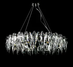 Люстра "crystal" Splendid Ray L88046/800/8 SL хром 8 ламп E14 діаметр 80 см