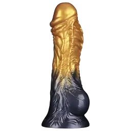 Фалоімітатор Lovetoy Dual Density 8'' 21 см (золотий)