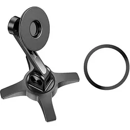 Тримач HOCO HD2 Joy ring magnetic desktop stand магнітне кільце чорне - мініатюра 3