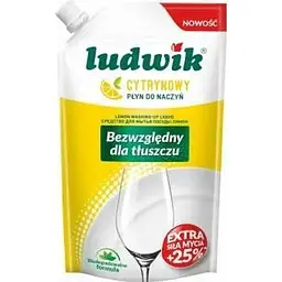 Бальзам для миття посуду LUDWIK 450мл Лимон (дой-пак)