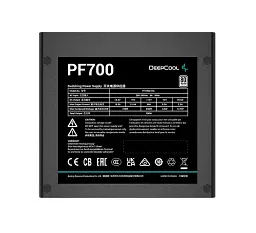 Блок живлення Deepcool 700W PF700 (R-PF700D-HA0B-EU) - мініатюра 2