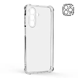 Прозрачный чехол для Samsung Galaxy A17 4G (A175) с защитой камеры и усиленными бортами, тонкий, силиконовый, бесцветный, ударопрочный, противоударный бампер с закрытой камерой, ArmorStandart (ARM86526) - мініатюра 2