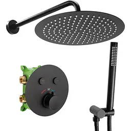 Душова система прихованого монтажу Rea Miler box black matt REA-P6713, Чорний матовий